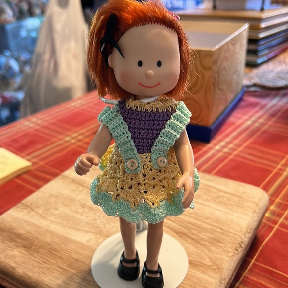 Hand Crochet Romper with Dress New Made for Madeline & Friends 8β Doll - Picture 7 of 8